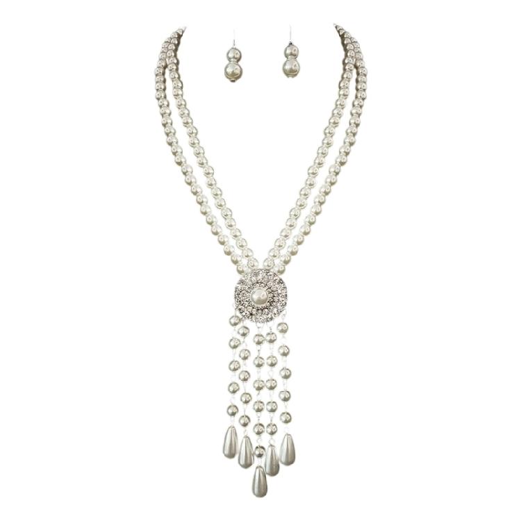 

Versatile Sphere Jewelry Pair Necklace And Earrings Set Effortless Matching Design Daytime Work Incidents Nighttime Social Gatherings 1