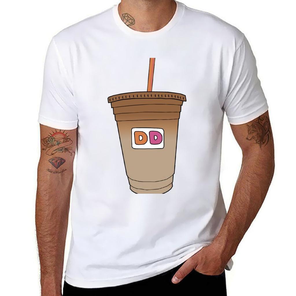 Dunkin Donuts Iced Coffee Tshirt Unisexs Graphic T Shirts Tshirt