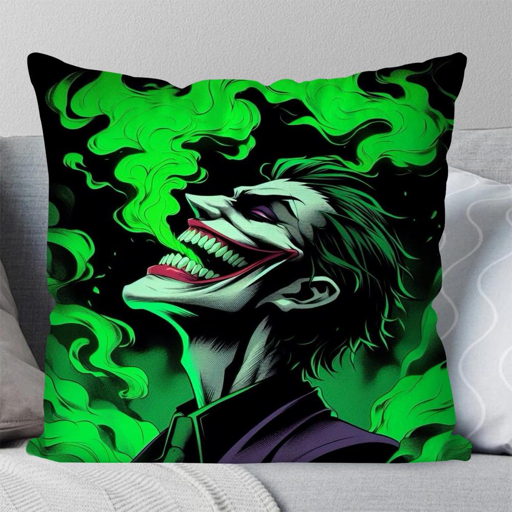 1Pc Super Villain J-Joker Movie Pillow Case Square Pillow Bedroom Sofa Leisurecomfortcushioncarliving Room Home Decoration 40X40