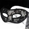 Venetian Cover Temperament Handmade Lace Translucent Ribbon Dress Up Decorative Masquerade Venetian Face Cover Costumes Accessory