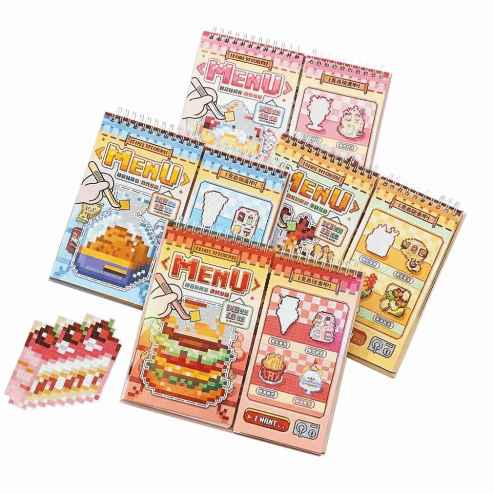 30pcs Stickers Bean Paste Stickers Spiral Bound Spiral Bound Album DIY Notebook