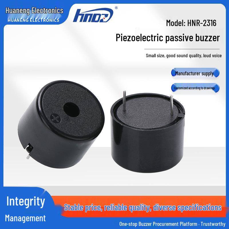 HNR-2316 Piezoelectric Passive Buzzer Alarm with Pin Header HNR-2316