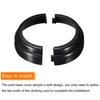 2/4pcs Post Skirt 78mm/3.07" Plastic Split Style Post Base Cover Trim Skirt for Fence Stair Handrail Railing Porch
