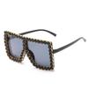 Fashion Oversized Sunglasses With Uv400 Protection For Summer Outdoor Wear