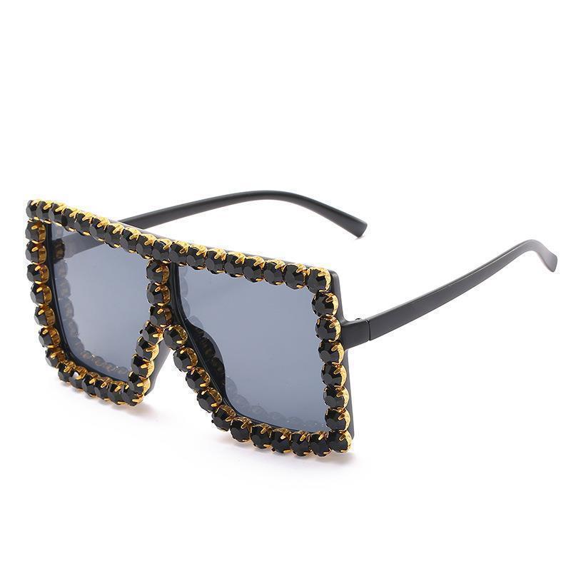 Fashion Oversized Sunglasses With Uv400 Protection For Summer Outdoor Wear