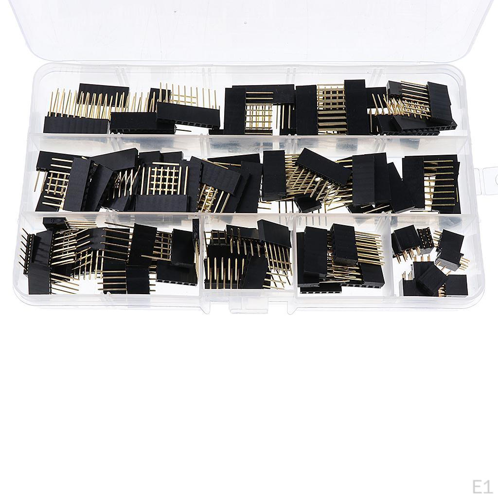 110 stykker 2,54 mm 6P 8P 10 hodekontakt for PCB