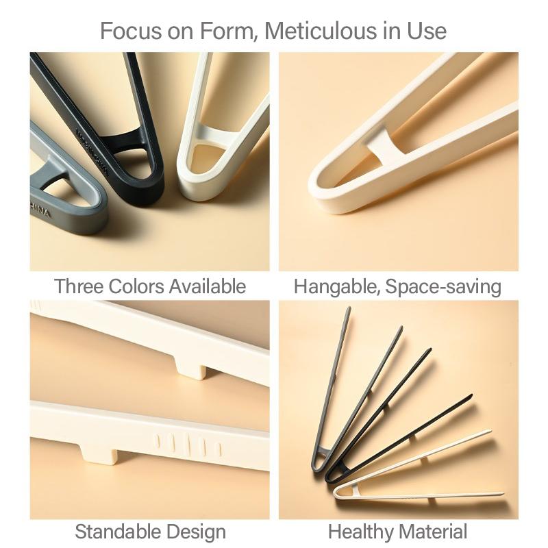 Silicone Grill Tongs BBQ Salad Cooking Tool Non-slip Food Tongs Steak Pasta Clip Kitchen Clamp Kitchen Accessorie CFQJ005