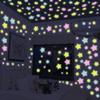 50PC Kids Bedroom Fluorescent Glow In The Dark Snowflake Wall Stickers