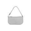 Rachel Solid Color Shiny Finish Zipper Closure Leather Handbag Women Handbags Silver 19PFRCLSSVXMED