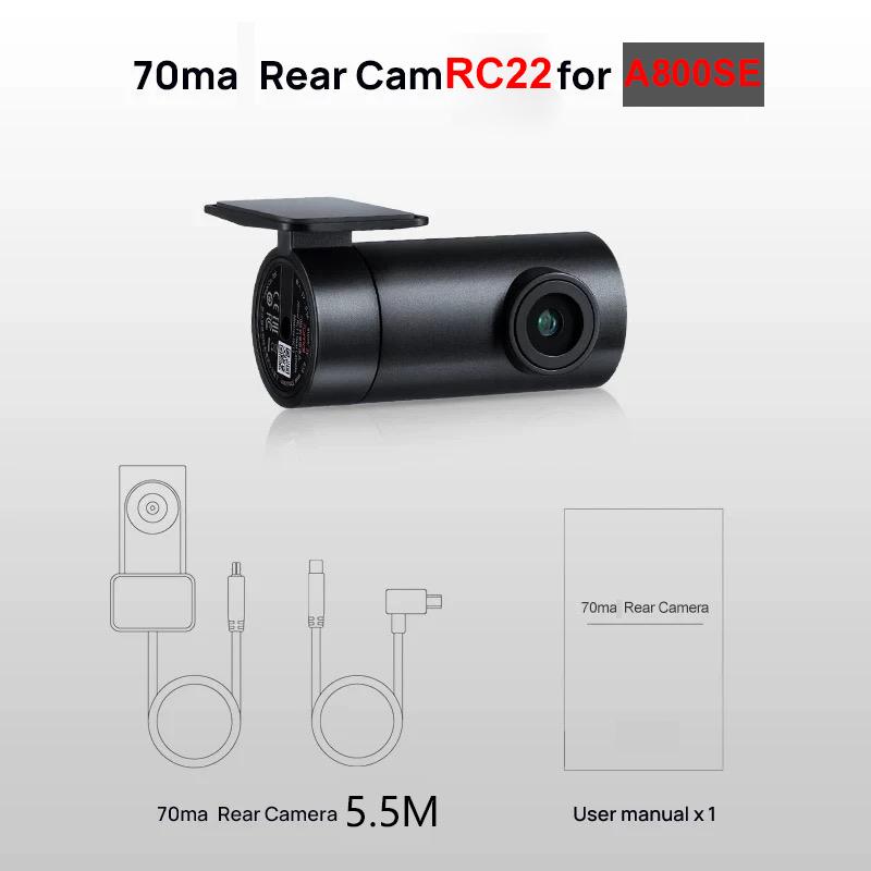 

FOR 70mai Rear Dash Cam rc22 for 70mai Interior Cam A800SE None