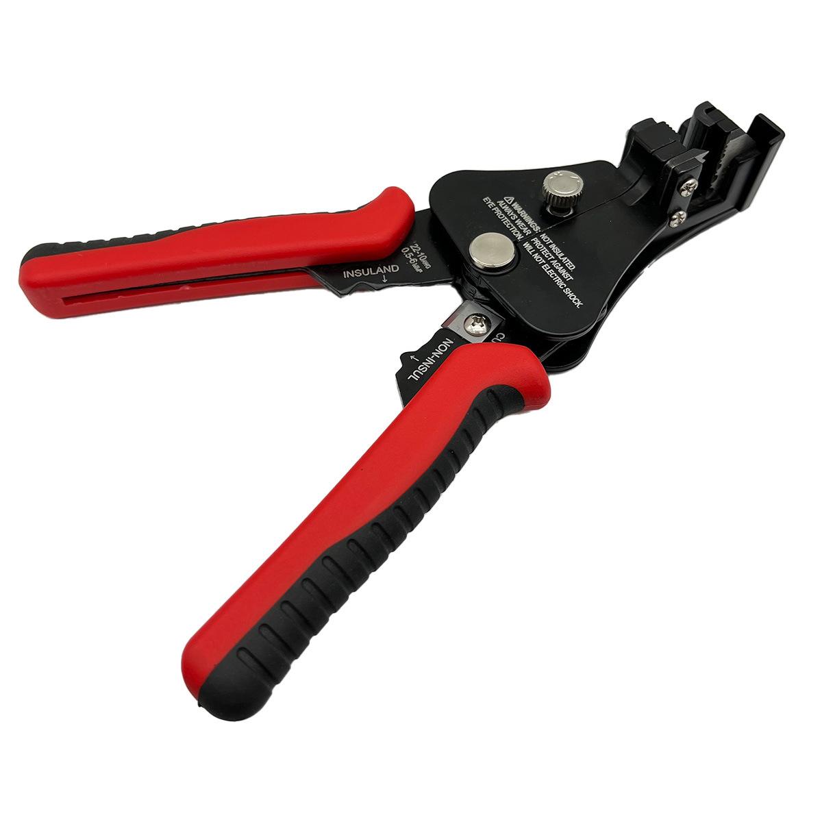 Wire Stripper Solid Stranded Crimping Tool Universal Handheld Quick Stripper Eco-friendly Fishing Pliers Lure Pliers красный