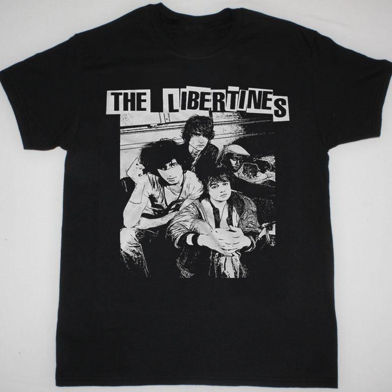 

The Libertines Band Collection Short Sleeve Cotton Black All Size T-Shirt AC270 Unisex T-Shirt S