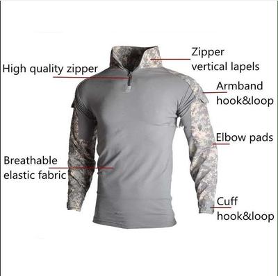 Spodnie taktyczne Army Camo Multicam Cargo nakolanniki spodnie odzież robocza umundurowanie bojowe koszule Airsoft odzież męska