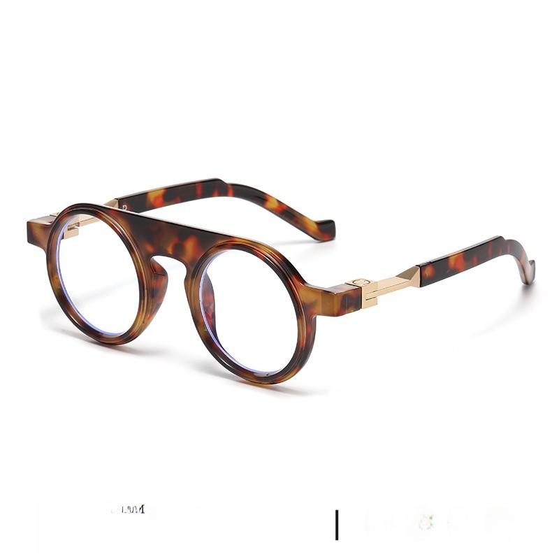 Vintage Mens Round Sunglasses With Uv400 Protection For Fashionable Streetwear