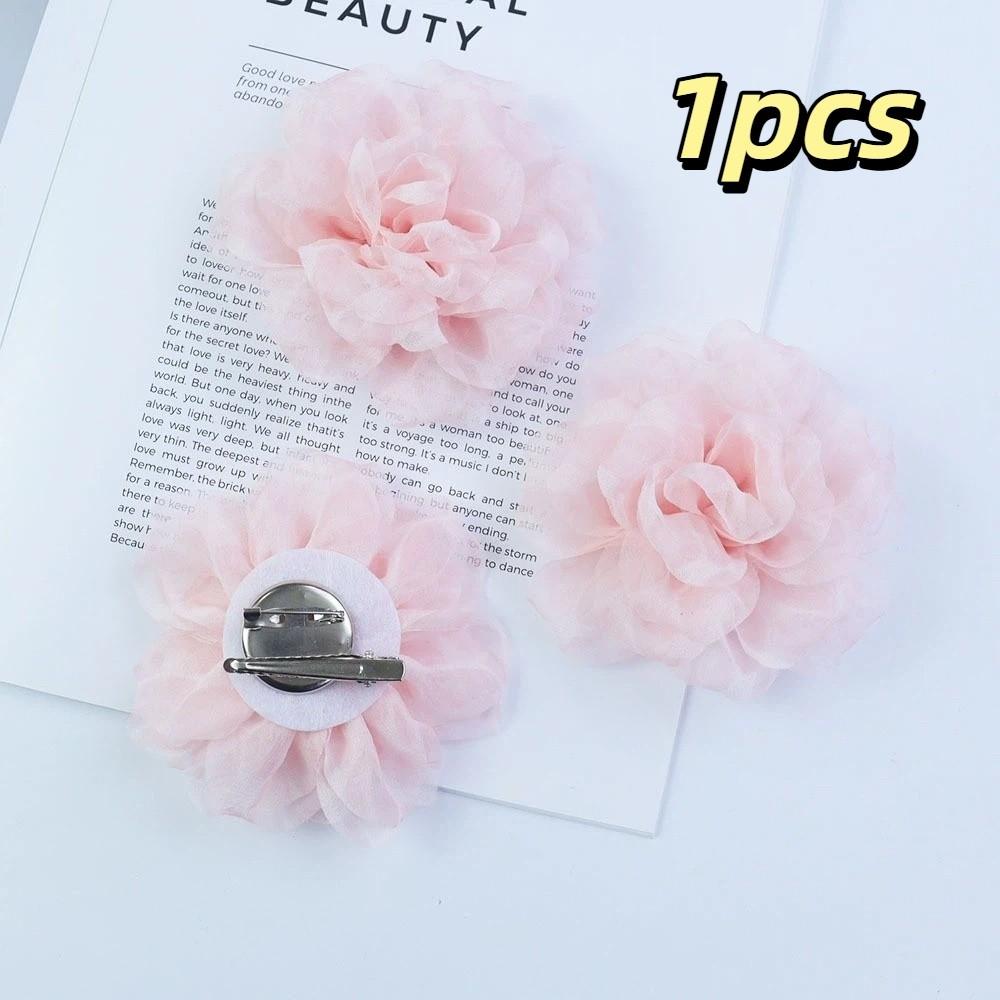 Handmade Flower Brooch Pin Fabric Suit Sweater Badge New Women Corsage  Clothing Accessories