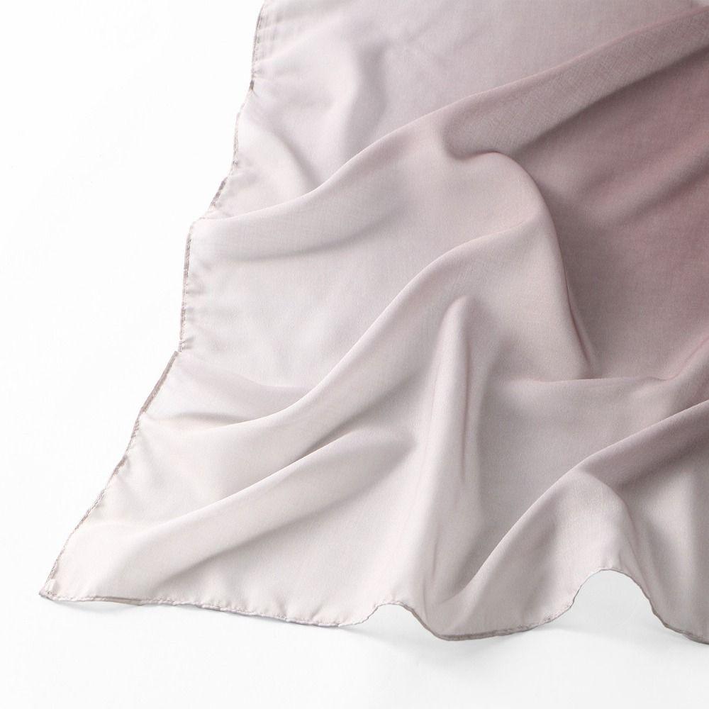 Square Shape Gradient Square Scarf Large Size Islamic Shawl Head Wrap Scarf Neck Decoration
