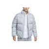 Nike Club Therma-FIT Stylish Comfortable Versatile Stand Collar Down Jacket Men Jacket Light-Smoke-Grey HQ5653-077
