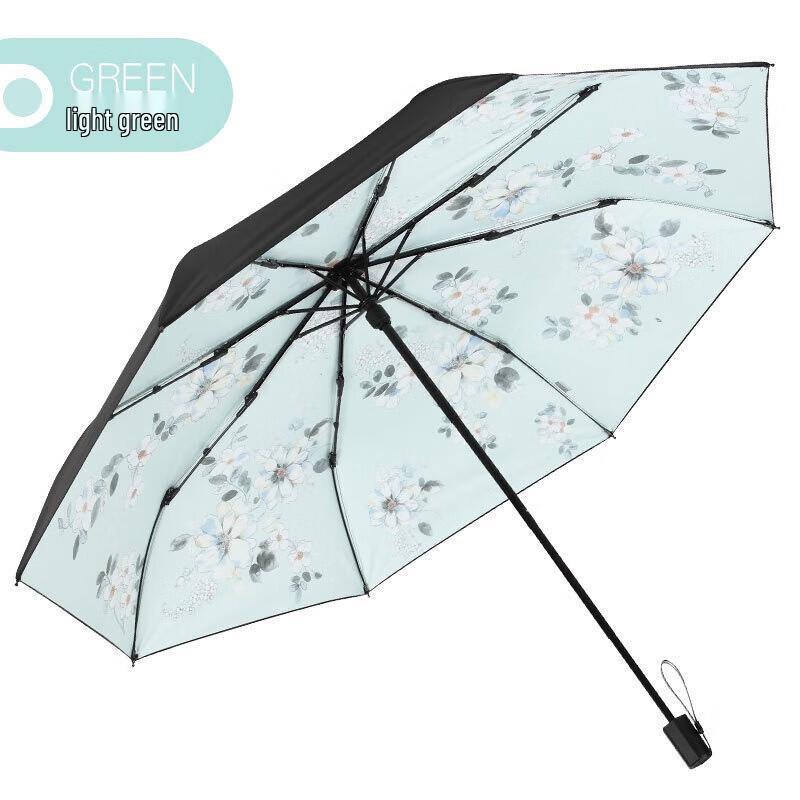 Tian Tang Women s Floral Compact UV Protection Umbrella