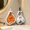 Cartoon Animals Hand Towel Absorbent Hand Cloth Bathroom Hanging Towel Kitchen Cleaning Wipe Cloth Cute Cat Bathroom Towels