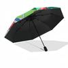 1pc Outdoor Umbrella with BT21 Characters - Automatic Opening/Closing, Portable 3-Fold Design, 8-Bone Iron Frame - Perfect Gift for Fans, Travele