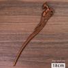 Sandalwood Handmade Animal Hairpin - Chinese Style, Portable & Curly Hair Design