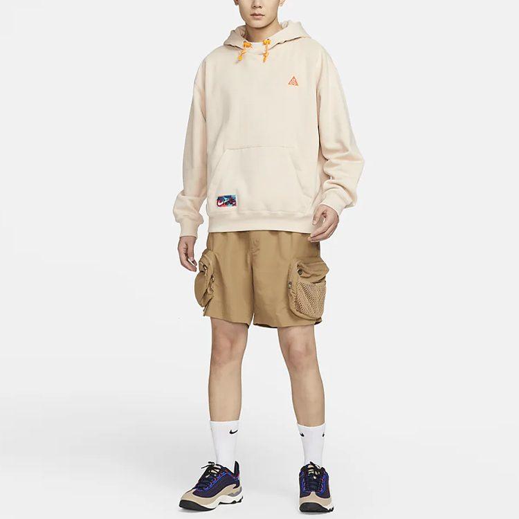 Nike ACG Sweatshirts Men's Dune White Hooded Moderate Regular FD6548-126