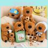 Cute Capybara Plush Toy With Custom Design For Kids Birthday Gift Characters Included)