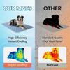 Summer Dog Cooling Mat Ice Slicky Fiber Fabric Cat Sleeping Pad  For Puppies And Adult Dogs