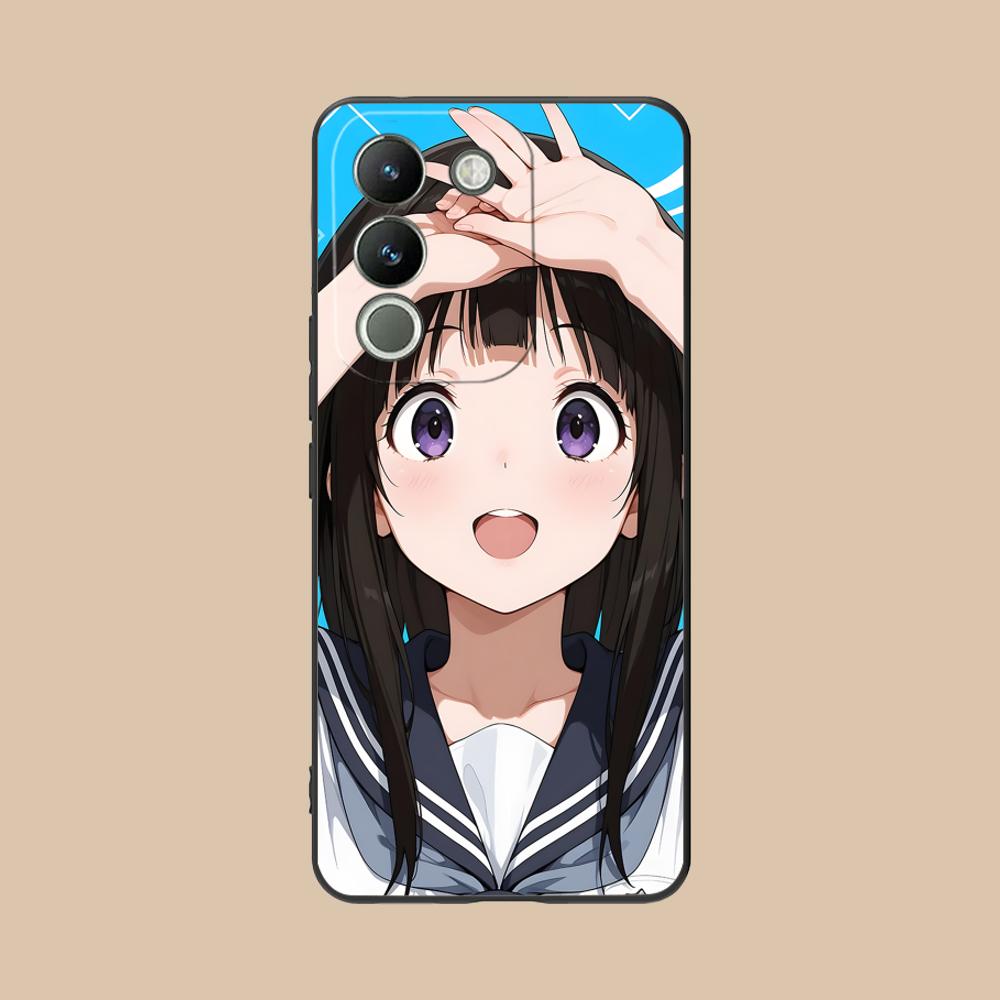 Hyouka Chitanda Matte TPU Mobile Phone Case for VIVO V60 V50 V40 V30 V29 V27 V25 V23 Pro Lite 5G Colorful Printing Cover