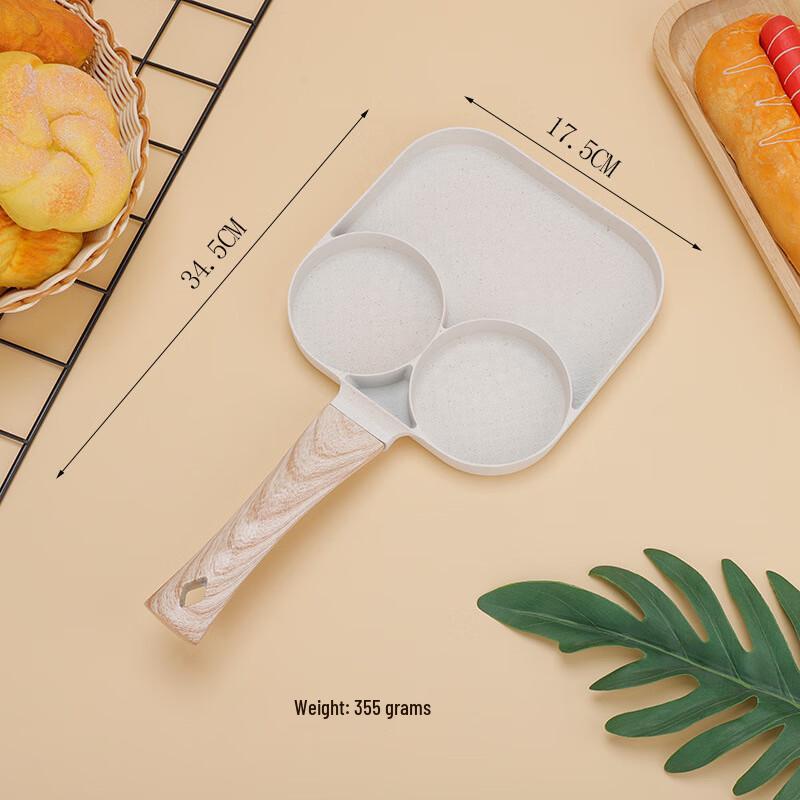 Frühstücks-Bratpfanne mit mehreren Löchern