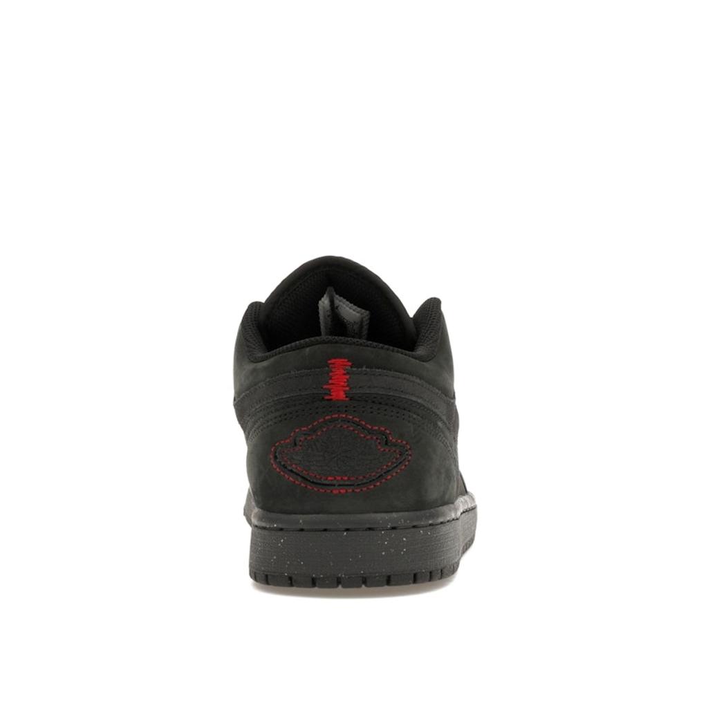 Air Jordan 1 Low SE Craft Dark Smoke Red Men Sneakers Grey Dark-Smoke-Grey Varsity-Red FD8635-001