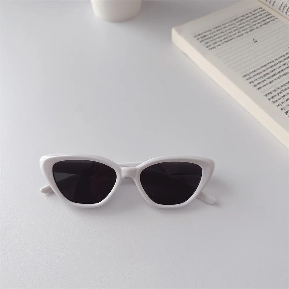 New Vintage Cat Eye Children Sunglasses Vintage Small Frame Sun Glasses For Kid Luxury Brand Design Outdoor Street Eyewear Uv400