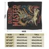 Dungeon Dragon DnD Master Blanket Flannel Textile Decor Multi-function Soft Throw Blankets for Bed Outdoor Plush Thin Quilt