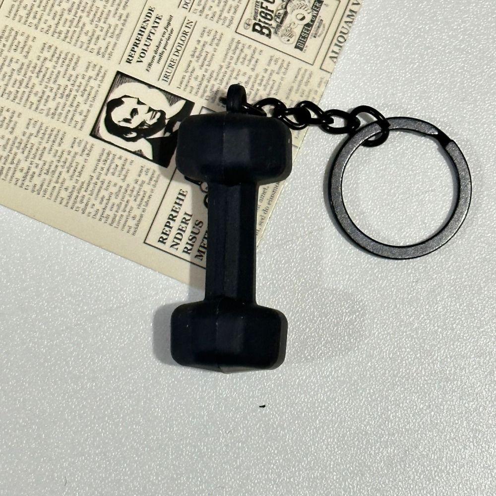 Mini Barbell Plates Key Chain Water Cups Fitness Series Pendant for Men Women