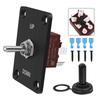 12V DC Heavy Duty Toggle Switch Waterproof Toggle Switch 2 Pin 3Pin ON/Off SPST UP DOWN with Mounting Panel Weatherproof Cap
