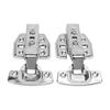 4Pcs 2.0mm Thickness Door Hinge Buffering Damping Soft Close Hinge Hydraulic Hinge  Storage Cabinet