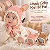 Soft Plush Baby Winter Cap Windproof Infant Plush Hat New Newborn Earflap Hat  Autumn Winter