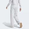 AdidaS Women S eSSentialS Linear Fleece Cargo pantS Regular Fit Cotton Cargo bruShed Grey