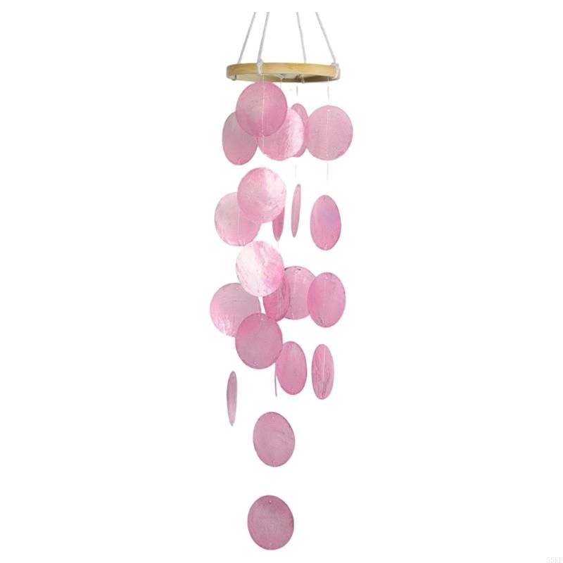 DIY Capiz Shell Hanging Wind Chimes Set for Window Balconies Bedroom Home Decors 55KF