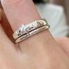 Korean S Smiley Face Star Ring Female Retro Simple Open Ring