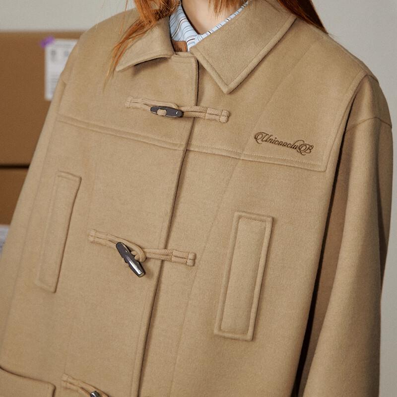 unifree Women's Academy Style Woolen Toggle Coat