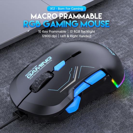 

Компьютерная мышь RGB Эффект освещения Повышение эффективности Нескользящий Практичные легкие оптические аксессуары