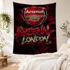 Arsenal Boho Wall Tapestry Nordic Minimal Designed for Dorm Wall Balcony Studio Wall Versatile Decor Tasseled Design Perfect Gift for Dorm Roommate