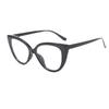New TR plain glasses, rectangular large frame round face women's face thin flat light mirror anti-blue light mirror, with myopia mirror
