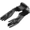 Women's Ultra Thin Photography Elbow Long Tulle Gloves Full Finger Transparent Dress Gloves Party Accessory Sheer Lace