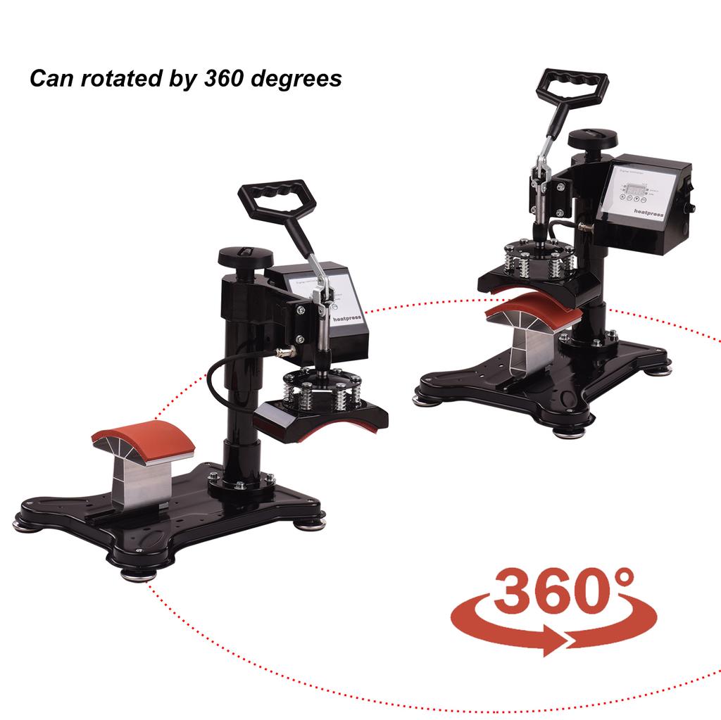 5.5x3 Inch Swing Away Combo Digital Hat Ht Press Thermal Transfer NaMachine