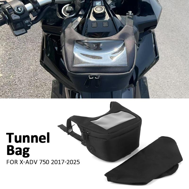 Motorcycle New Scooter Black Tank Bag For Honda X-ADV 750 X-ADV750 XADV750 Storage Pouch Tunnel Bag X ADV 750 2017-2025