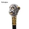 Golden Black Monkey Animal Fashion Walking Stick Decorative Cospaly Vintage Party Fashionable Walking Cane Crosier 92cm