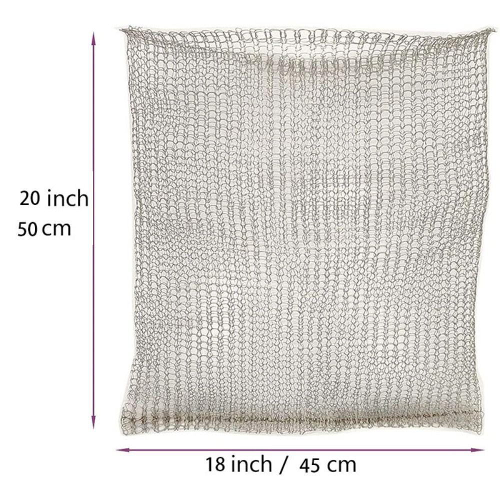 Stainless Steel Metal Stainless Steel Plant Mesh Bag Dense Mesh Plant Protection