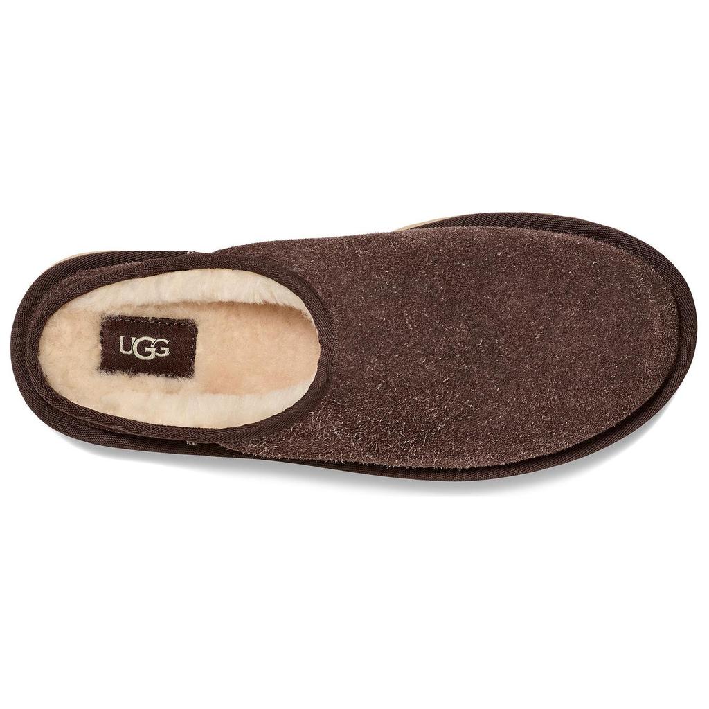 UGG Fashionable Minimalist Silent Non-Slip Closed-Toe Slippers Men slippers Brown 1153104-BCDR